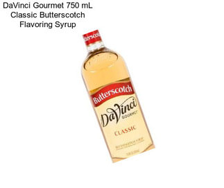 DaVinci Gourmet 750 mL Classic Butterscotch Flavoring Syrup