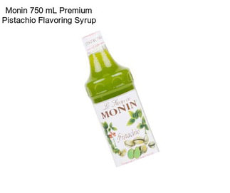 Monin 750 mL Premium Pistachio Flavoring Syrup