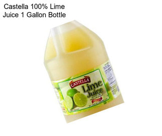 Castella 100% Lime Juice 1 Gallon Bottle
