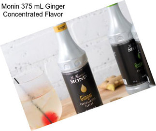 Monin 375 mL Ginger Concentrated Flavor