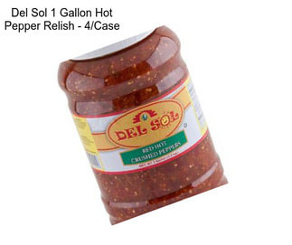 Del Sol 1 Gallon Hot Pepper Relish - 4/Case