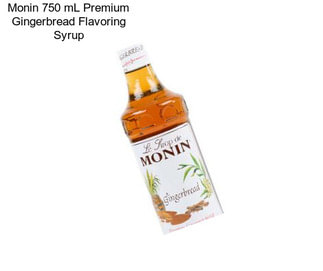 Monin 750 mL Premium Gingerbread Flavoring Syrup