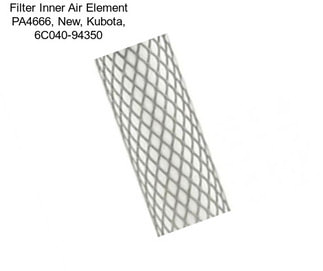 Filter Inner Air Element PA4666, New, Kubota, 6C040-94350