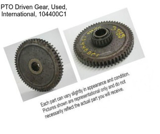 PTO Driven Gear, Used, International, 104400C1