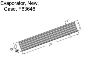 Evaporator, New, Case, F63646