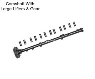 Camshaft With Large Lifters & Gear