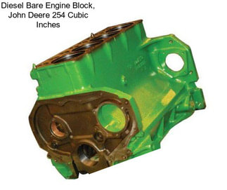 Diesel Bare Engine Block, John Deere 254 Cubic Inches