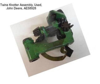 Twine Knotter Assembly, Used, John Deere, AE58928