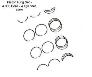Piston Ring Set - 4.000\