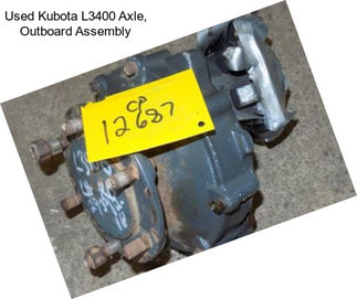 Used Kubota L3400 Axle, Outboard Assembly