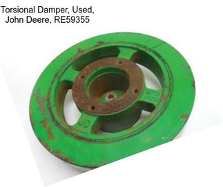 Torsional Damper, Used, John Deere, RE59355