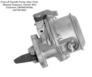 Fuel Lift Transfer Pump, New, Ford, Massey Ferguson, Valmet, Allis Chalmers, D8NN9350AA, 1447381M91