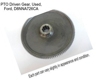 PTO Driven Gear, Used, Ford, D8NNA726CA