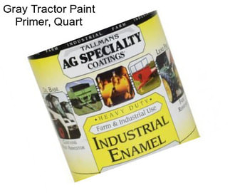Gray Tractor Paint Primer, Quart