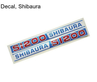 Decal, Shibaura