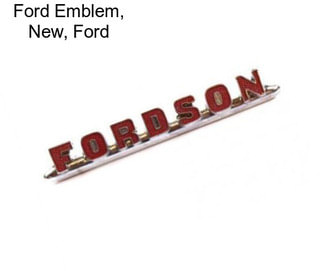 Ford Emblem, New, Ford