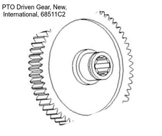PTO Driven Gear, New, International, 68511C2
