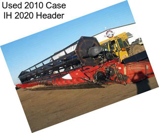 Used 2010 Case IH 2020 Header