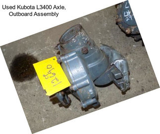 Used Kubota L3400 Axle, Outboard Assembly