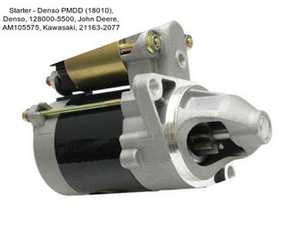 Starter - Denso PMDD (18010), Denso, 128000-5500, John Deere, AM105575, Kawasaki, 21163-2077