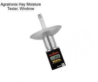 Agratronix Hay Moisture Tester, Windrow