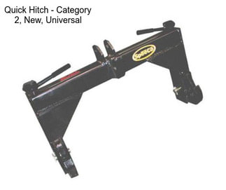 Quick Hitch - Category 2, New, Universal