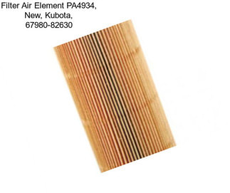 Filter Air Element PA4934, New, Kubota, 67980-82630