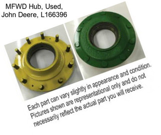 MFWD Hub, Used, John Deere, L166396