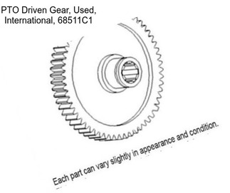 PTO Driven Gear, Used, International, 68511C1