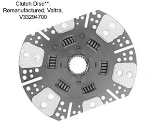 Clutch Disc**, Remanufactured, Valtra, V33294700
