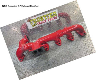 NTO Cummins 6.7 Exhaust Manifold