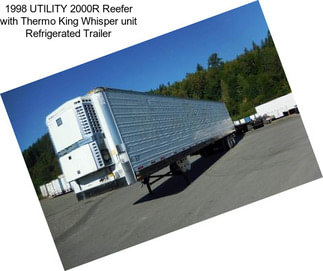 1998 UTILITY 2000R Reefer with Thermo King Whisper unit Refrigerated Trailer