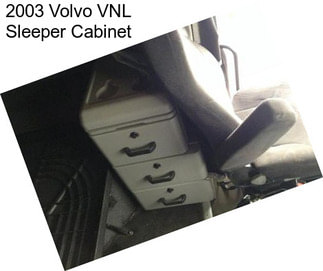 2003 Volvo VNL Sleeper Cabinet