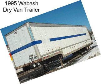 1995 Wabash Dry Van Trailer