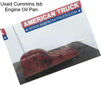 Used Cummins Isb Engine Oil Pan