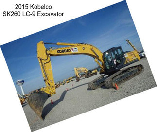 2015 Kobelco SK260 LC-9 Excavator