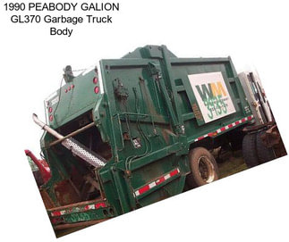 1990 PEABODY GALION GL370 Garbage Truck Body