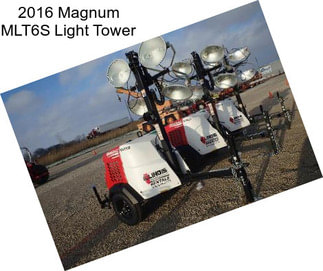 2016 Magnum MLT6S Light Tower