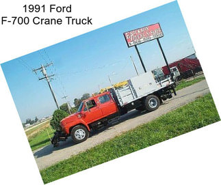 1991 Ford F-700 Crane Truck