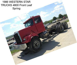 1986 WESTERN STAR TRUCKS 4800 Front Leaf Spring