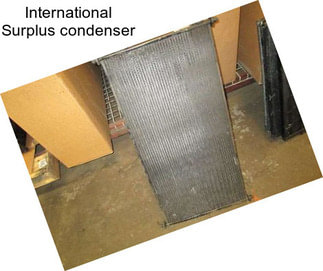 International Surplus condenser