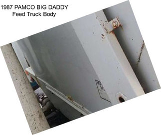 1987 PAMCO BIG DADDY Feed Truck Body