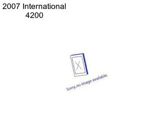 2007 International 4200