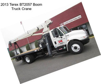 2013 Terex BT2057 Boom Truck Crane