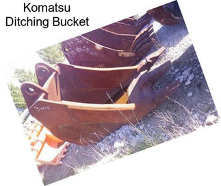 Komatsu Ditching Bucket