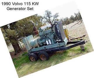 1990 Volvo 115 KW Generator Set