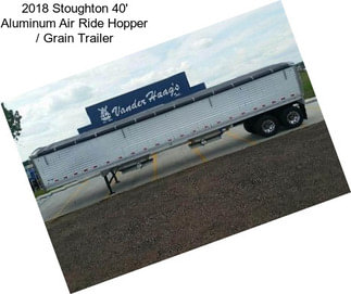 2018 Stoughton 40\' Aluminum Air Ride Hopper / Grain Trailer