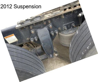 2012 Suspension