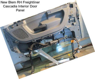 New Blem RH Freightliner Cascadia Interior Door Panel