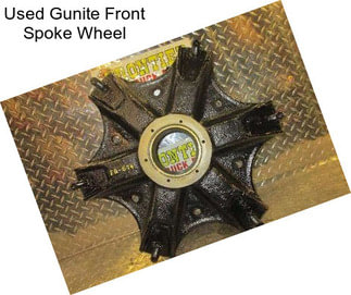 Used Gunite Front Spoke Wheel